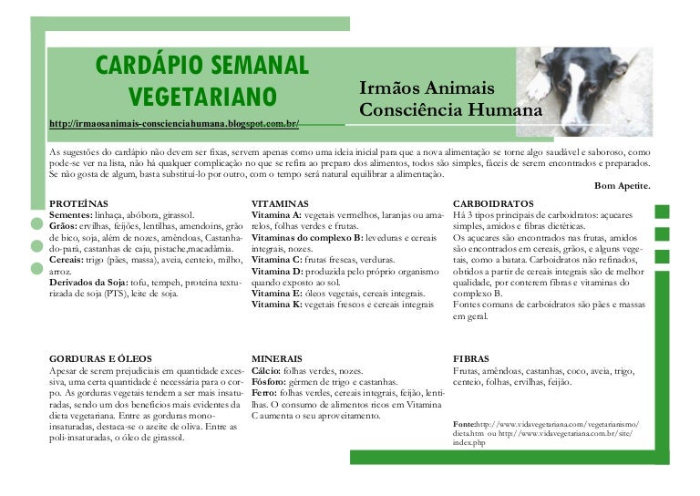 Dieta vegetariana semanal para principiantes